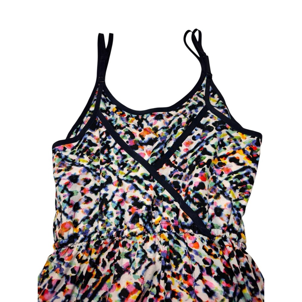 ATHLETA Size XXS Multicolor Sunbeam Easy Breezy Midi Dress Spaghetti Straps Adj - Picture 8 of 13